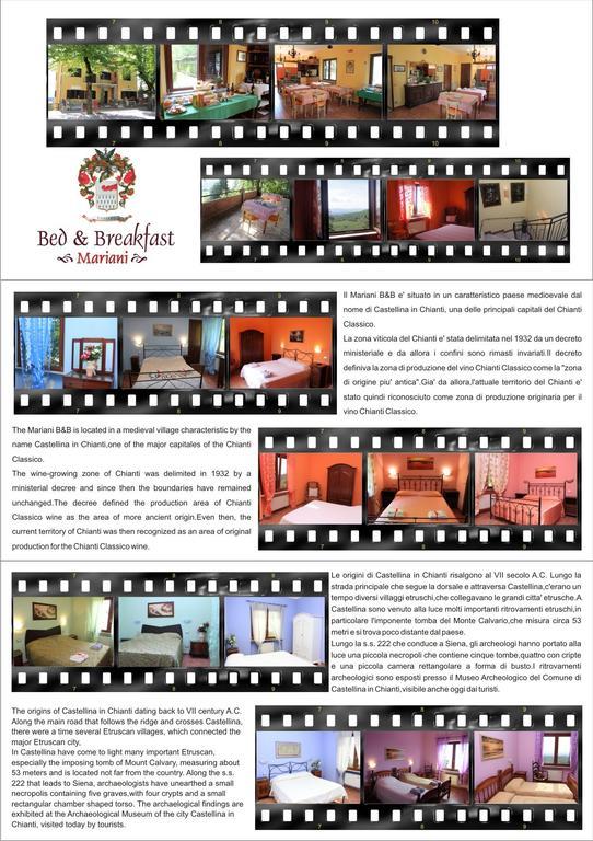 Mariani Bed&Breakfast カステッリーナ・イン・キアンティ シエナ エクステリア 写真